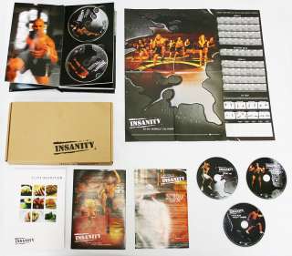 Insanity DVD Workout 13 DVD Set Shaun T 60 Day Fitness System  