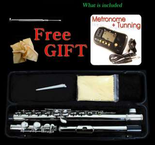   BAND STUDENT FLUTE w/Split + Free a stringed [wind] instrument Tunner