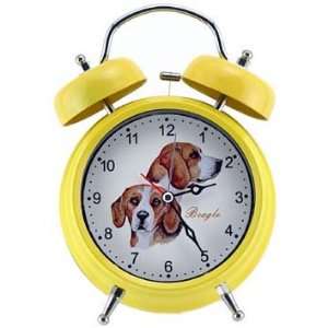  Beagle Double Bell Alarm Clock SS 18222