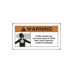 WARNING CARBON DIOXIDE GAS CAN CAUSE INJURY OR DEATH WHEN 