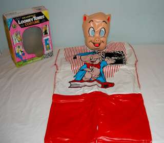   Looney Tunes Porky Pig Halloween Costume #210 Kid Size Med  