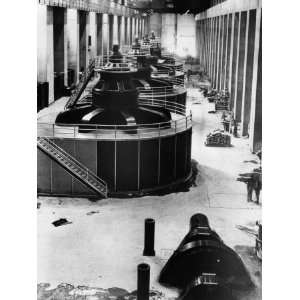  Generators at Hoover Dam Power House, 1937 Photographic 
