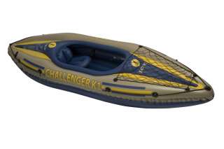 NEW INTEX Challenger K1 Inflatable Kayak Kit + Pump  