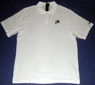 Washington Redskins Reebok RA Polo Shirt 2XL White NFL  