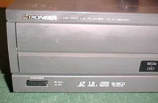 Pioneer LASERDISC PLAYER CLD V2400 Laser Disc LD CD CDV W/ REMOTE 
