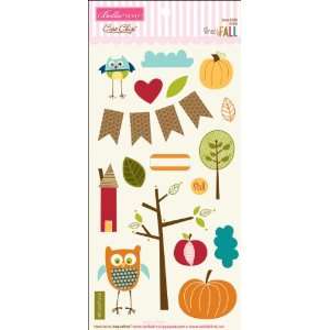  Finally Fall Ciao Chip Stickers 6X11 Icons Arts, Crafts 