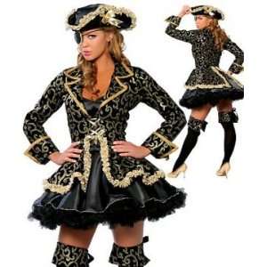  Delux Pirate Halloween Costume 