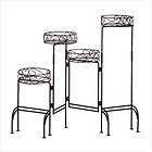 FOUR TIER PLANT STAND SCREEN POTTED PLANT STAND METAL