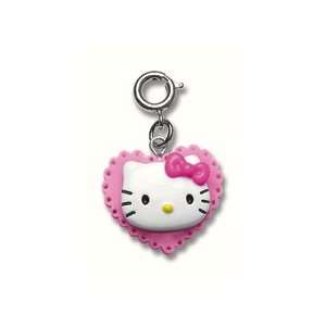    Licensed Sanrio Hello Kitty Pink Lace Heart Charm 