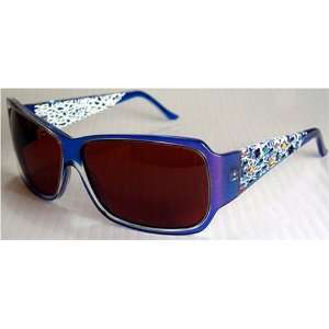  JUDITH LEIBER Sunglasses #1026 07 BLUE / BROWN with 