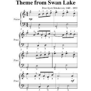  Swan Lake Theme Tchaikovsky Easiest Piano Sheet Music 