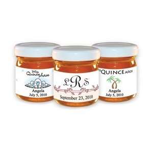  Personalized Quinceanera Honey Jar Favors