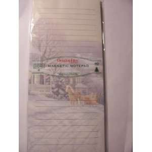   or Winter Magnetic List Pad ~ Horse Drawn Sleigh: Office Products