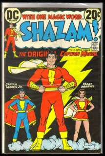 SHAZAM #3 Original Captain Marvel Comic Book ~ VF  