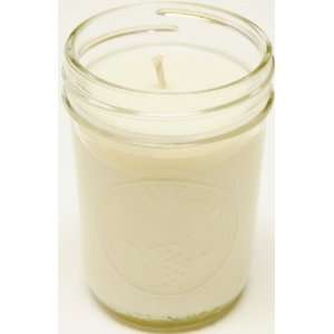  Homemade 8oz Mason Jar Soy Candle   Vanilla Hazelnut 