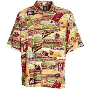  Washington Redskins Reyn Spooner Hawaiian Shirt: Sports 