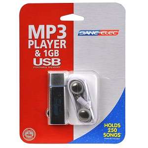 Dane Elec 1GB USB Flash Jump Pen Drive w/ Player New  