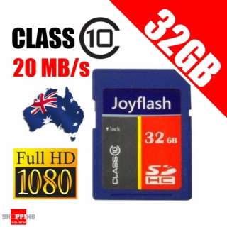 32GB SDHC Card class 10 20MB/s Full HD Video SD HC Video 32G Memory 