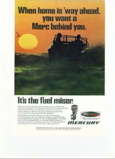 1969 Mercury Outboard Boat Motors Color Ad  
