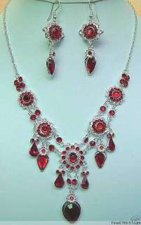 Wholesale 12Sets Plastic Bead Metal Necklaces&Earrings  