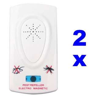 2x Ultrasonic Pest Mice Bug Insect Repellent Repeller  