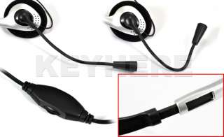 Headphone Headset Earphone Microphone For PC Laptop Mic  