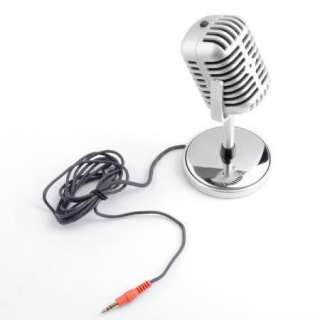 5mm Retro Internet Chating Laptop PC Microphone Hot  