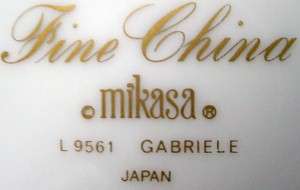 MIKASA China GABRIELE L9561 Dinner Plate  