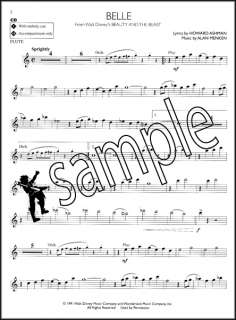 Disney Movie Hits for Flute Sheet Music Book & Play Along CD  
