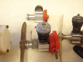 LOT OF 6 OLD COX .049 MODEL AIRPLANE ENGINES **  