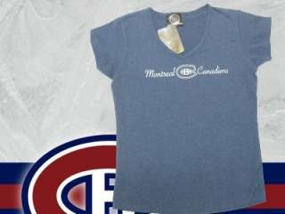 Montreal Canadiens Womens T Shirt V Neck Jersey Sm XL  