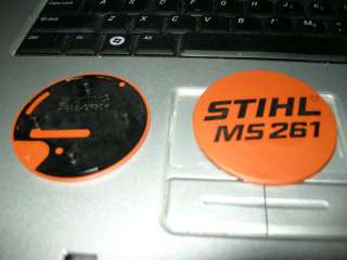 MS 261, MS261 Stihl Chainsaw Model Tag, Name Plate *New*  