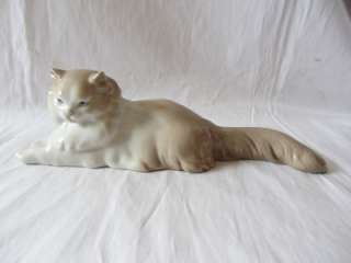 NAO Lladro Spain Cat Figurine  