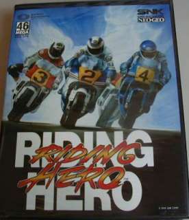 NEW RIDING HERO MOTORCYCLE NEO GEO AES HOME CONSOLE 021876002042 