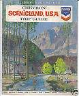 1960S CHEVRON SCENIC LAND USA TRIP GUID & PICTURE BOOK  
