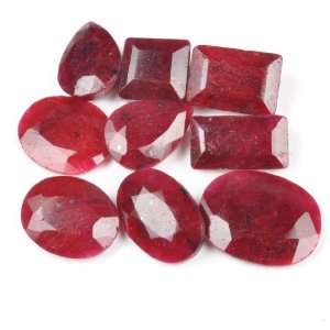   Beautiful Ruby Mixed Shape Loose Gemstone Lot Aura Gemstones Jewelry