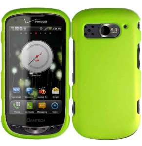   Neon Green HARD Protector Case Phone Cover for Pantech Breakout  