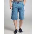 RAY Jeans navy cotton woven cargo shorts  