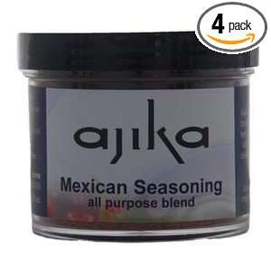 Ajika Mexican Seasoning, 3.8 Ounce (Pack of 4)  Grocery 