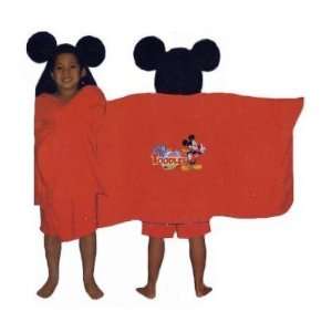 Disney Mickey Mouse Clubhouse Toodles Hooded Towel 