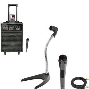   Microphone   PMKS8 U Base Gooseneck Desktop Microphone Stand   PPMCL50