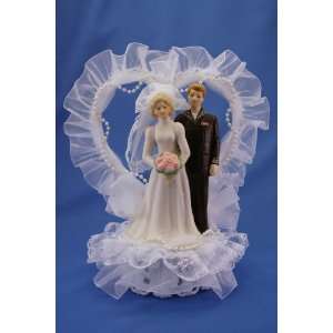 Military Wedding Cake Topper (Shown with Navy Figurine):  
