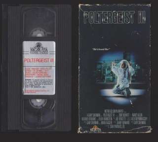 Poltergeist 3 III 1988 (VHS 1989 MGM/UA) horror/thriller 027616125033 