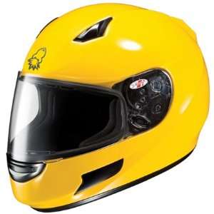    Joe Rocket Prime Solid Street Motorcycle Helmet Yellow Automotive