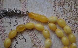 Baltic Amber Islamic Prayer Beads Worry Beads komboloi  