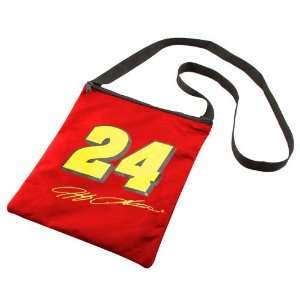  NASCAR Jeff Gordon Ladies Red Race Day Pouch: Sports 