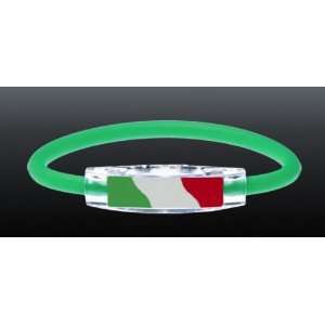  Italy Flag Magnetic Negative Ion Flag Wristband Sports 