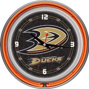  Best Quality NHL Anaheim Ducks Neon Clock   14 inch 