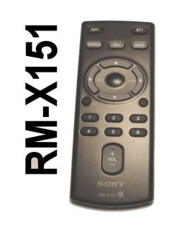SONY CD  DVD Xplod Car Radio Stereo REMOTE CONTROL CDX M8805X CDX 
