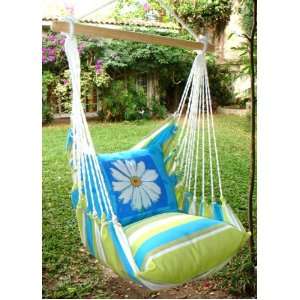    Beach Boulevard Daisy Hammock Chair Swing Set Patio, Lawn & Garden